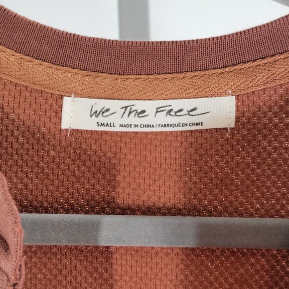 FREE PEOPLE / WTF mikah cuff thermal top Sz S NEW - Picture 9 of 11